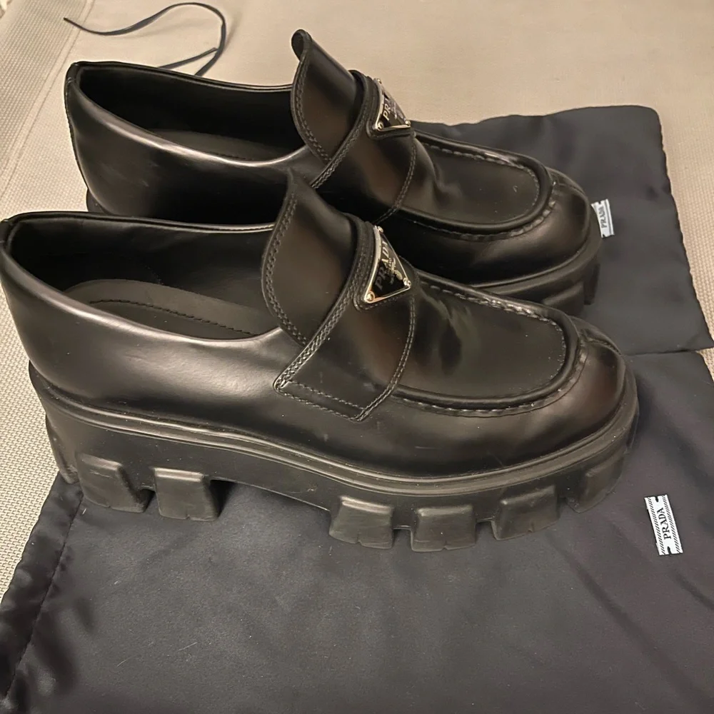 Prada Monolith Loafers - Picture 2 of 5